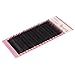 Beauty7 Black 0.20mm Thickness Individual Silk Tray Lashes Eyelashes for Eyelash Extension Natural J Curl 6-14mm Length Fake Eyelashes Individual Eyelash Extensions