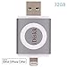 Produktbild [Apple MFI zertifiziert] iDiskk Lightning USB 3.0 Speicherstick, Speicher-Stick, USB-Stick, Speichererweiterung für iPhone, iPad, iPod (32GB, Grau)