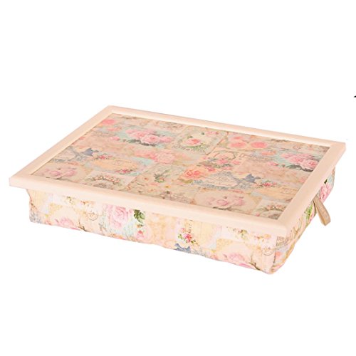 Andrew´s Knietablett Laptray mit Kissen Tablett Chabby Allover 01/16