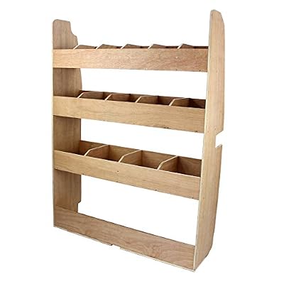 Monster Racking Meuble de Rangement en Contreplaqué pour Ford Transit Custom SWB, Etagères de Rangement pour Fourgon et Véhicules Utilitaires, 102cm x 136cm x 30cm