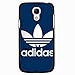 Produktbild Samsung Galaxy S4 MINI Case Cover,Luxury Design Adidas Phone Case Black Hard Plactic Case Cover Snap on Samsung Galaxy S4 MINI