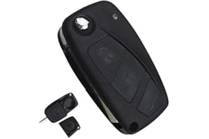 CAR PASSION COVER CHIAVE GUSCIO FIAT, TELECOMANDO 3 TASTI NERA: modelli assortiti per PANDA, GRANDE PUNTO, DUCATO, DOBLò, IDEA