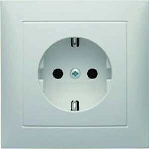 Berker enchufe Schuko 47429909 polarweiss Mate 3 Stück Steckdose