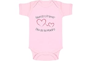 Green Turtle Nuestro Primer Dia de la Madre Regalo para Mama Primeriza Body Bebé Recién Nacido