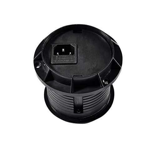 Versenkbare Tisch-Steckdose Ladegerät EU AC Steckdose Reiseadapter mit 2 USB Ports - 2