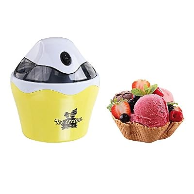 Domoclip DOP145J Mini Sorbetière Jaune 0,5 Litre, 7