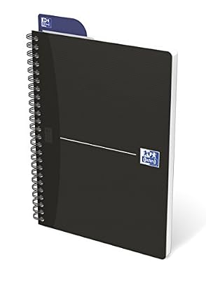 Oxford Office 100102565 Cahier à spirale Intégrale 180 pages 148X210 Quadrillé 90 g