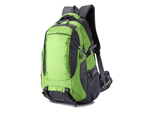 HBNGVF Einfach Männer Frauen Sport Outdoor Große Kapazität Klettern Rucksack Wandern Reisetasche (Rot)