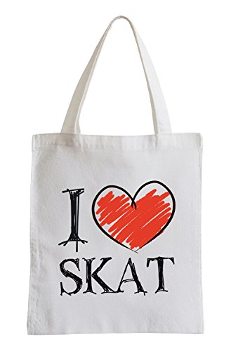 Preisvergleich Produktbild I love Skat Fun Jutebeutel