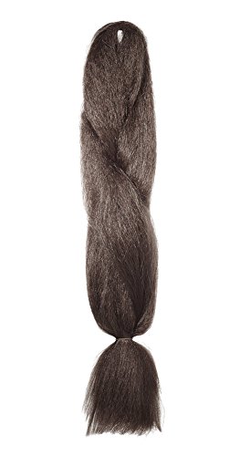 American Dream Dreadlocks and Creative Styling Kanekelon Regular Braid for Hair Extensions, Colour 4 Chestnut Brown