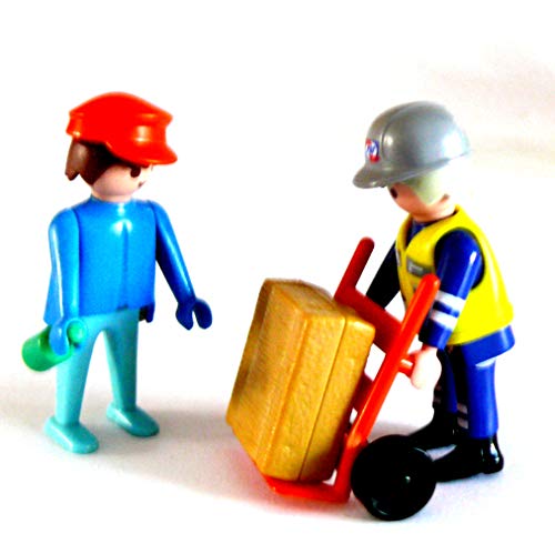 Preisvergleich Produktbild playmobil ® - 2 Männer mit Sackkarre und Strohballen