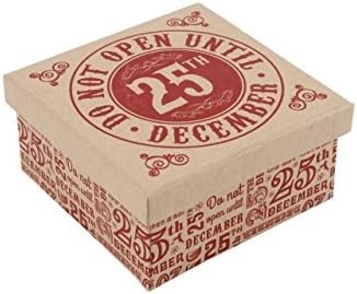 'Do Not Open Until 25th December' Craft Paper Gift Box