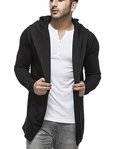 Veirdo Mens Cotton Blend Hooded Cardigan RS.399 (60.00% Off) - Amazon