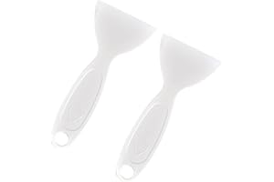 Ryaupy 2Pcs HartplastikEiskratzer für Kühlschrank & Gefrierschrank - Zubehör Schaber - Praktische Frostschaufel, Einfache Kühleisentfernung(Weiß)