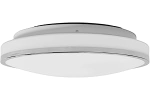 ‎LINDBY Lindby LED Deckenlampe Lyss (spritzwassergeschützt (Modern) in Weiß aus Glas (1 flammig,) - Bad Deckenleuchte Lampe Badezimmerleuchte