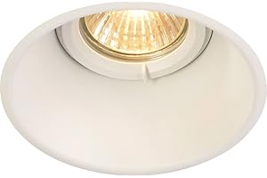 Empotrableredondo de techoSLV HORN SINGLE DL 113161Blanco