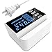 Produktbild STAY TRULY USB-Ladegerät mit LED-Display, 20W 4-Port-Desktop-Ladestation Fast Ladestation Adapter 5V 4A (Maximum) Ladegerät,USplug
