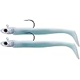 Lazy Lures Bomb Squad Lures (45g/16cm), 2 Per Pack Durable Soft Plastic Paddle Tailed Lures, Saltwater Lures. Perfect For Sea And Fresh Water Fishing, Catch Bass, Pollock, Cod and Mackerel