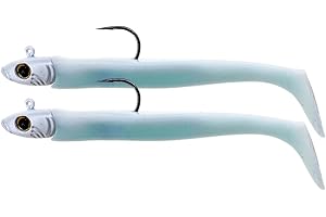 Lazy Lures Bomb Squad Lures (45g/16cm), 2 Per Pack Durable Soft Plastic Paddle Tailed Lures, Saltwater Lures. Perfect For Sea And Fresh Water Fishing, Catch Bass, Pollock, Cod and Mackerel