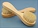 CareforYou® 2Sets Wooden Face Cleaning Wash and Clean Brush Exfoliate Exfoliating Facial Skin Care Scrub Tool with High Grade Wood Holder and Natural Soft Bristles