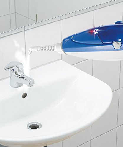 Neue Generation: AQUA LASER GOLD ++ „WHITE“ 2 in 1 Dampfreiniger Dampfmop Handdampfreiniger Dampfbesen - 6