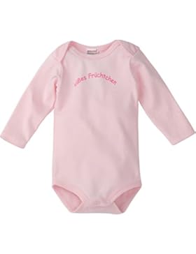 Schnizler Baby-Mädchen Body Langarm, mit Spruch 'Süßes Früchtchen'