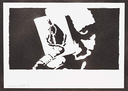 Poster Joker Carte à Jouer Batman Affiche Handmade Graffiti Street Art - Artwork