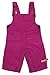 loud + proud Unisex Baby 471 Full Dungarees, Purple (fuchsia Fu), 6-12 months (Manufacturer size: 74/80)