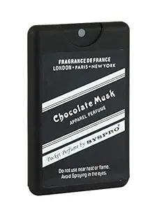 SYSPRO Pocket Perfume Chocolate Musk for Men, Women Sweet & charming Fragrance Long Lasting Apparel Perfume For Valentine?s Day & Birthday Gift (16 ml)
