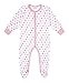 Sense Organics Baby Girls Yvest Footies, Pink (AOP Birds), 6-12 Months (Manufacturer Size:74 cm)