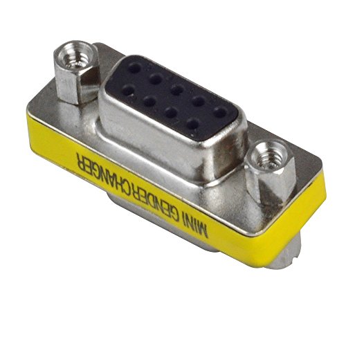 MENGS® 9 Pin RS232 DB9 Pin weiblichen zu weiblichen serielles Kabel Gender Changer Adapter-Stecker - 2