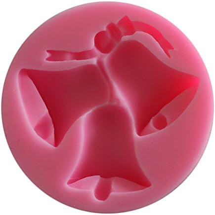 SWEETSTAN Three Christmas Bells Shape Liquid Silicone Mold DIY Chocolate Cake Mold Cake Baking Tools Turn Sugar Cake Tools Handmade Soap Mold