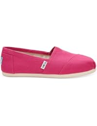 Toms Classic Fuchsia Mujeres Lona Espadrilles Zapatos