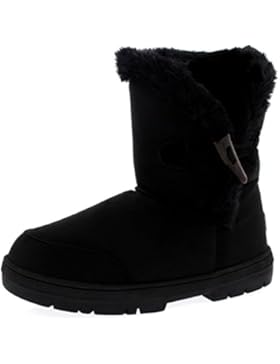Damen Schuhe Single Toggle Roap Fell Schnee Regen Stiefel Winter Fur Boots