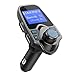 Price comparison product image FM-Transmitter, OMorc Bluetooth KFZ Wireless Radio Adapter, FM Transmitter Empfänger mit Mikrofon, 2 Auto USB Ladegerät (5V/2,1A Ausgang), 3,5mm AUX-Eingang mit 1,44-Zoll-Display,TF Karte Slot für Handy iPhone 7/7 Plus/SE/6S/6Plus, Samsung Galaxy S7/S6/Note 5 und andere ios / Android Smartphones usw. (Schwarz)