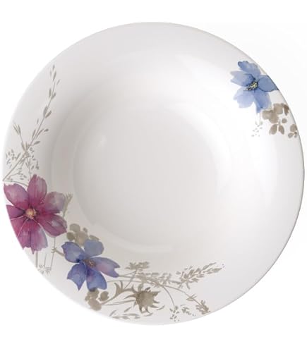 Set De 6 Assiettes Creuses Atlantic H&H - Porcelaine Ø20cm, Thème Marin, Micro-ondes Et Lave-vaisselle