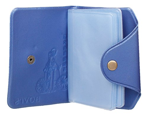 Modish Designs Artificial Leather Bi-fold Multi Slot Unisex Card Holder (Blue) RS.80 (73.00% Off) - Amazon