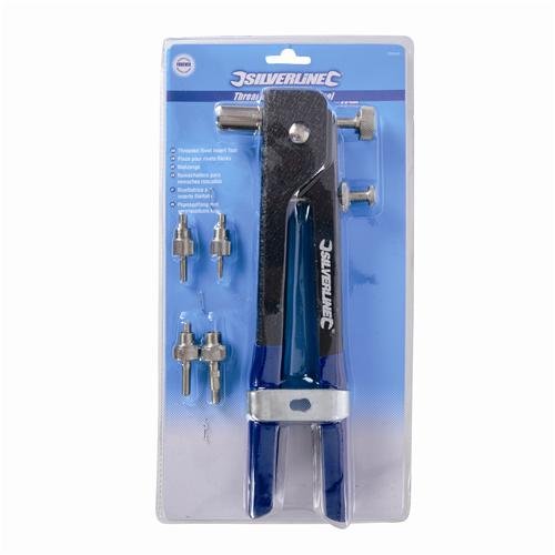 Silverline 633942 Gewindenietzange 4–8 mm