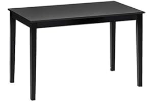 Julian Bowen Black Wood Hudson Dining Table