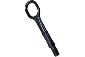 Kacepar Crochet de remorquage de voiture, crochet de remorquage de voiture, crochet de remorquage robuste, anneau de rechange pour remorque, 1T0805615A/ 1T0 805 615 A