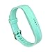 Produktbild Tuff-Luv Silikon Ersatzarmband Uhrenarmband Armband Schlaufe für Fitbit Flex 2 - Türkis (Einheitsgröße)