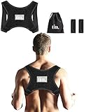 Flexible Größeneinstellung: Die Größe der Haltungskorrektur ist durch einen Klettverschluss frei einstellbar und für jeden Brustumfang zwischen 70 und 145 cm geeignet.  Durch Regulierung der Schulterbreite kann sie flexibel an die verschiedenen Bedürfnisse von Männern und Frauen angepasst werden.