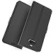 Produktbild FugouSell Sony Xperia XA3 Leder Hülle, Premium PU Leder etui Schutzhülle Tasche mit Kippständer, Slim Flip Case Cover für Sony Xperia XA3(Schwarz)
