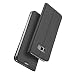 Produktbild Moonmini Samsung Galaxy S8 Lederklapp hülle Case Bookstyle Klapphülle Wallet Tasche Flip Tasche mit Kartenfach und Ständer Anti-Rutsch Stoßfest handyhüllen für Samsung Galaxy S8 2017 (Schwarz)