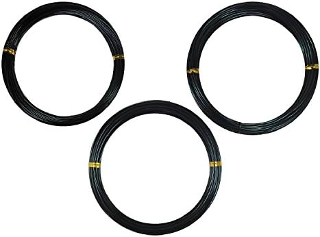 Tree Training Wires for Bonsai Tree, Sizes 1.0 mm/ 1.5 mm/ 2.0 mm ( Each Size 10 m)