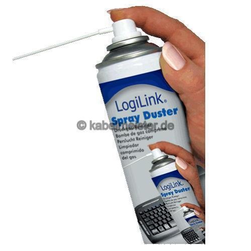 LogiLink® Druckluftspray, 400ml (5 x Druckluftspray) - 2