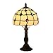 Produktbild 8-Zoll Tiffany Tischlampe Schlafzimmer Nachttisch Retro Nostalgisch Kreativ Warm Warme Lotus Harz Basis Lampe Ohne Lichtquelle
