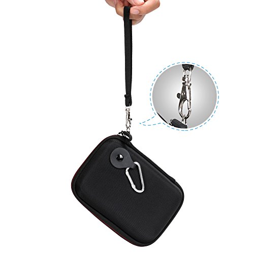 LTGEM EVA Festplattentasche für WD Western Digital My Passport Ultra , Elements SE/Toshiba Canvio Basics 1 TB /Seagate Backup/Transcend 2 TB /Kingston MLWG2/RAVPower FileHub Externe Festplatte-schwarz - 9