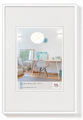 Walther KV015B New Lifestyle Cadre photo en plastique, Weiss, 30 x 40 cm
