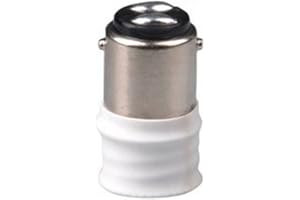 SHUOHUI 2 x B15/BA15D to E14 Adapter Lamp Holder Bulb Converter Holder